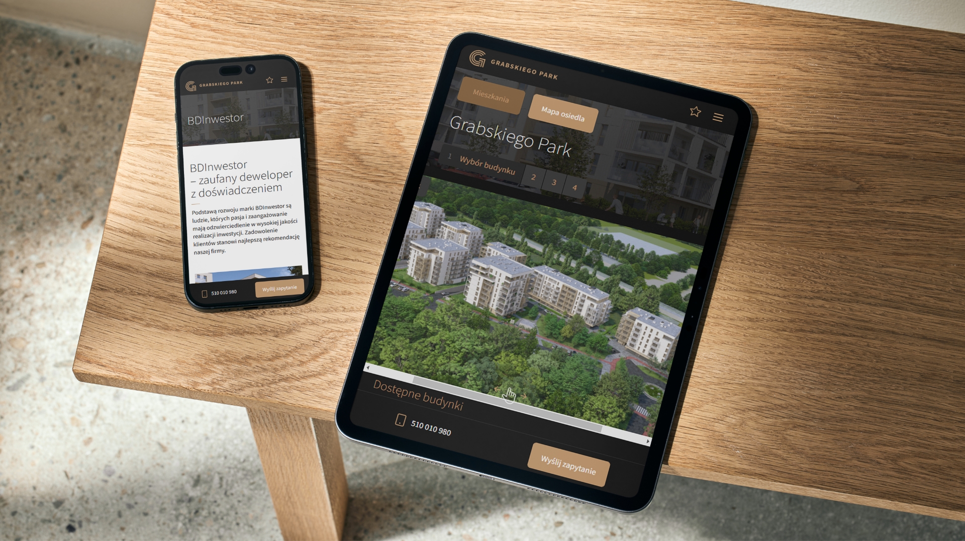 wizualizacja mieszkań, Webidea profesjonalne strony internetowe, marketing dla dewelopera